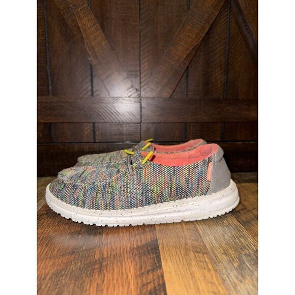 Hey Dude Wendy Sox Sneaker  Size Y3 L4 - Picture 5 of 13